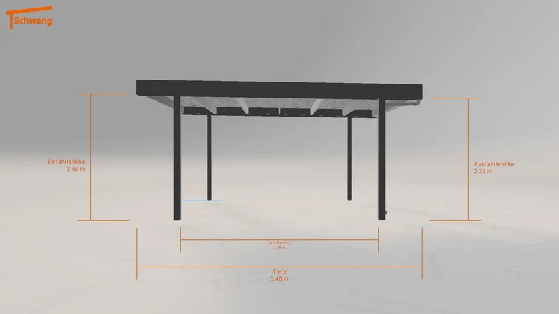 #DE Schweng Flachdachcarport C600 (ID k2q9vq) #MTG