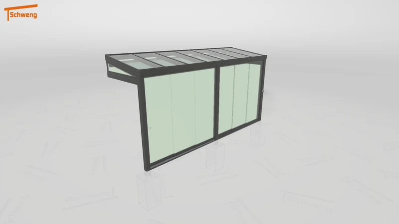 #DE Schweng Terrassenüberdachung S400 (ID pbjwzy)