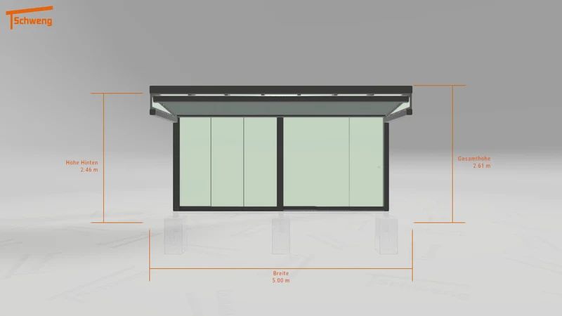#DE Schweng Terrassenüberdachung S400 (ID pbjwzy)