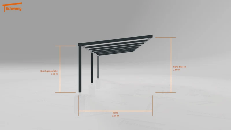 #DE Schweng Terrassenüberdachung S400 (ID 5mwzjk)