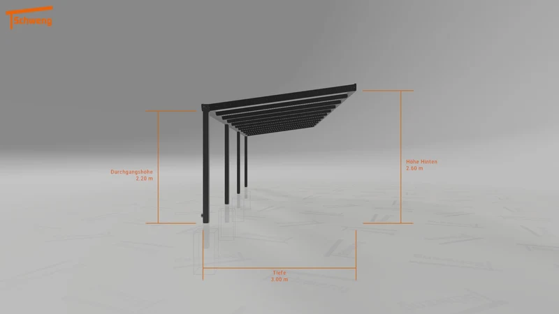 #DE Schweng Terrassenüberdachung S400 (ID k2yj7g)