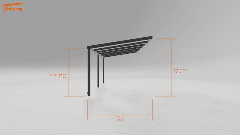 #DE Schweng Terrassenüberdachung S400 (ID qdwvqg)