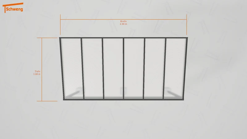 #DE Schweng Terrassenüberdachung S400 (ID qdwvqg)