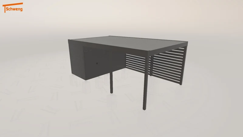 #DE Schweng Flachdachcarport C600 (ID rjzndg) #MTG