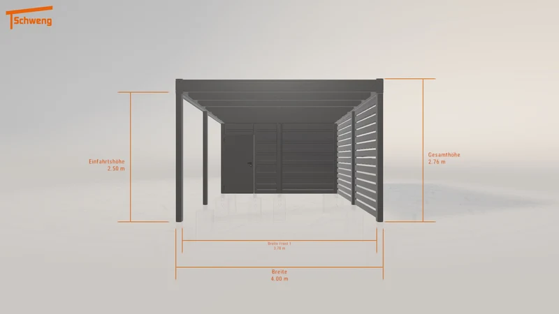 #DE Schweng Flachdachcarport C600 (ID rjzndg) #MTG