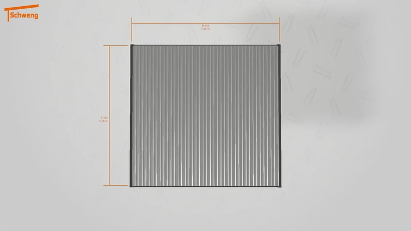 #DE Schweng Flachdachcarport C600 (ID v4r7bn)