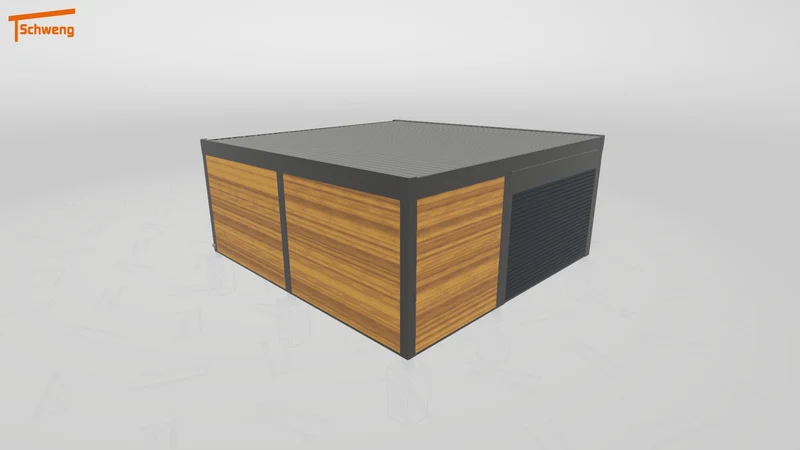#DE Schweng Flachdachcarport C600 (ID mj7r9z) #MTG