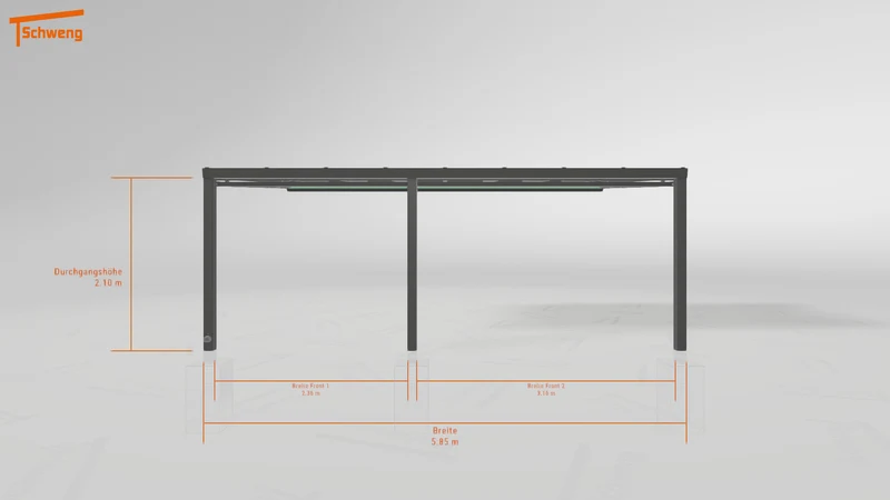 #DE Schweng Terrassenüberdachung S350 (ID w3nybg)