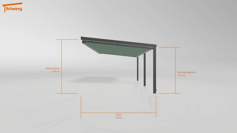 #DE Schweng Terrassenüberdachung S350 (ID w3nybg)