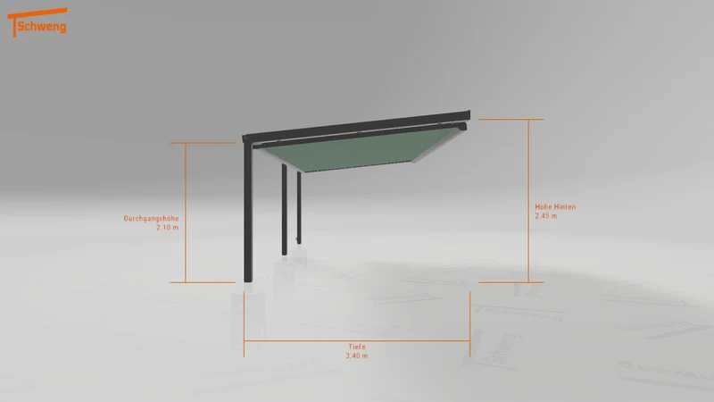 #DE Schweng Terrassenüberdachung S350 (ID w3nybg)