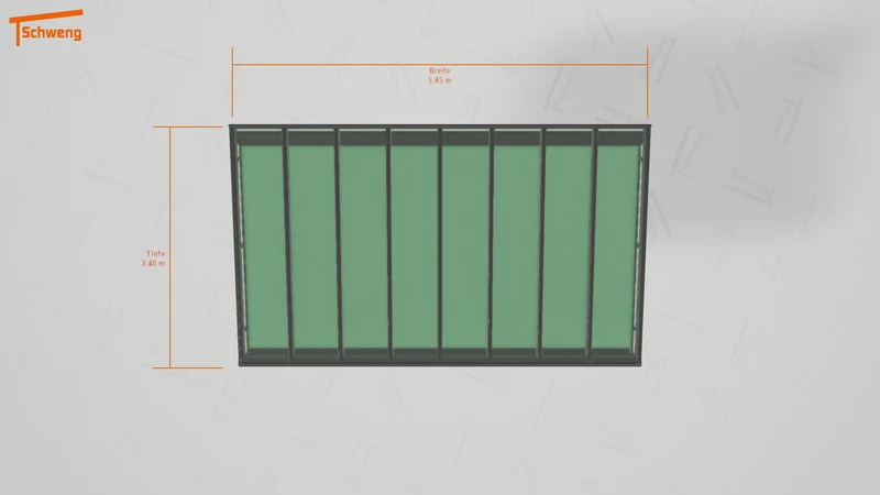 #DE Schweng Terrassenüberdachung S350 (ID w3nybg)