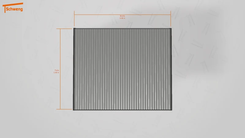 #DE Schweng Flachdachcarport C600+ (ID qdw2xy) #MTG