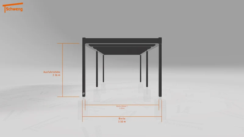 #DE Schweng Flachdachcarport C600 (ID zbgyqm)