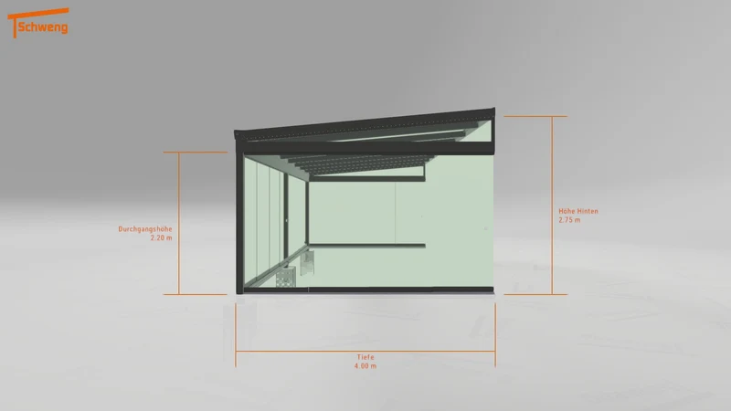 #DE Schweng Terrassenüberdachung S400 (ID bkgpxm)