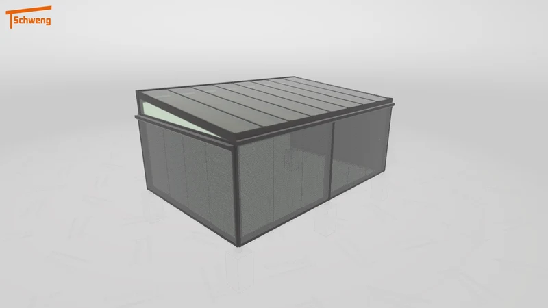 #DE Schweng Terrassenüberdachung S400 (ID 85bpvd)