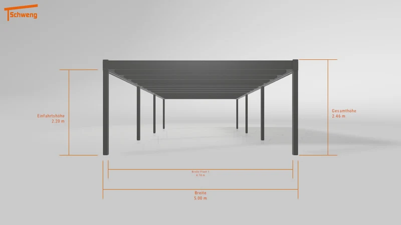 #DE Schweng Flachdachcarport C600 (ID x7n8d9) #MTG