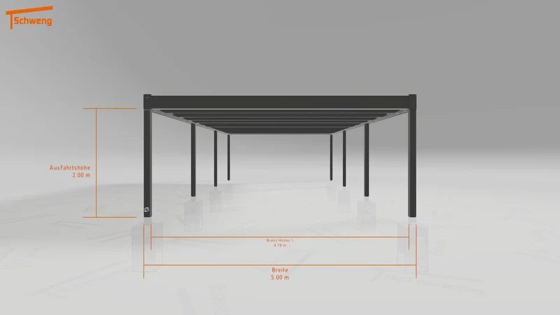 #DE Schweng Flachdachcarport C600 (ID x7n8d9) #MTG