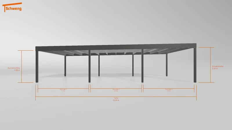 #DE Schweng Flachdachcarport C600 (ID x7n8d9) #MTG