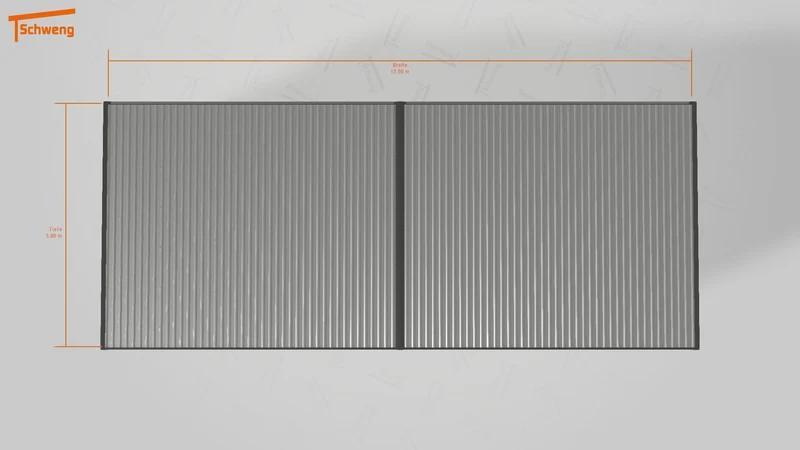 #DE Schweng Flachdachcarport C600 (ID 77mbd2) #MTG