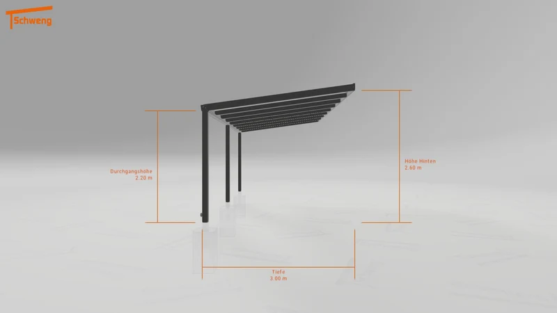 #DE Schweng Terrassenüberdachung S350 (ID g7g5nd)