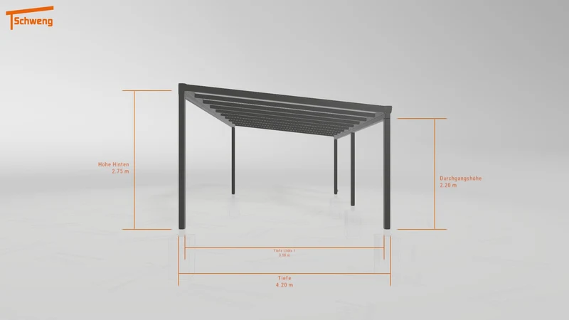 #DE Schweng Terrassenüberdachung S400 (ID 2qxb27)
