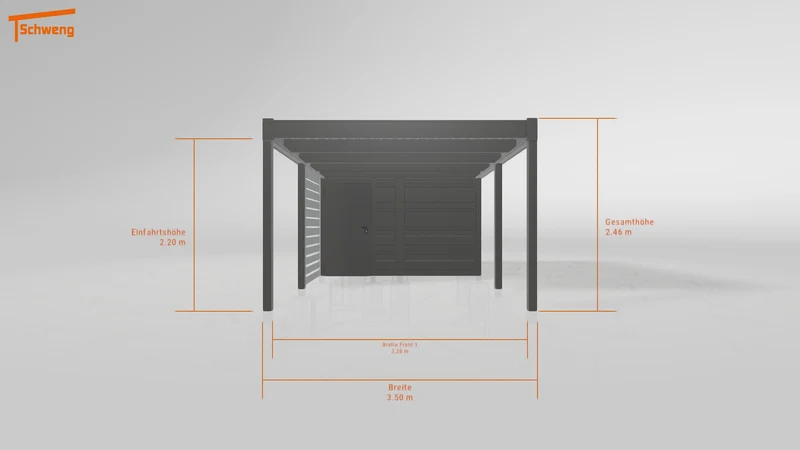 #DE Schweng Flachdachcarport C600 (ID k2yrky) #MTG