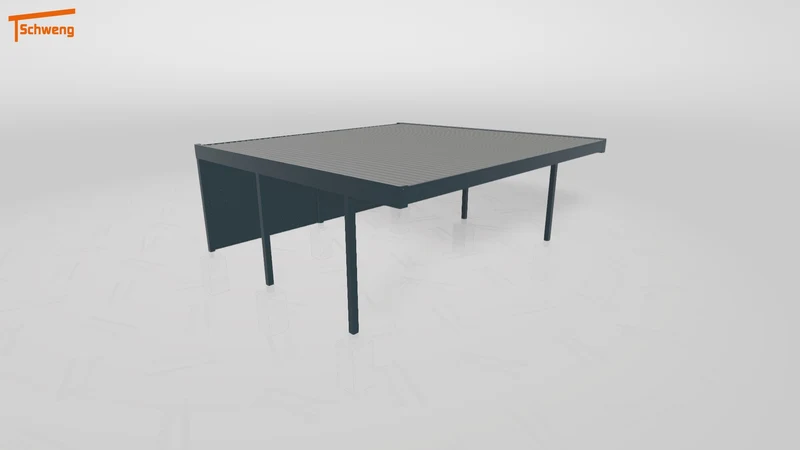 #DE Schweng Flachdachcarport C600 (ID 338p3z) #MTG