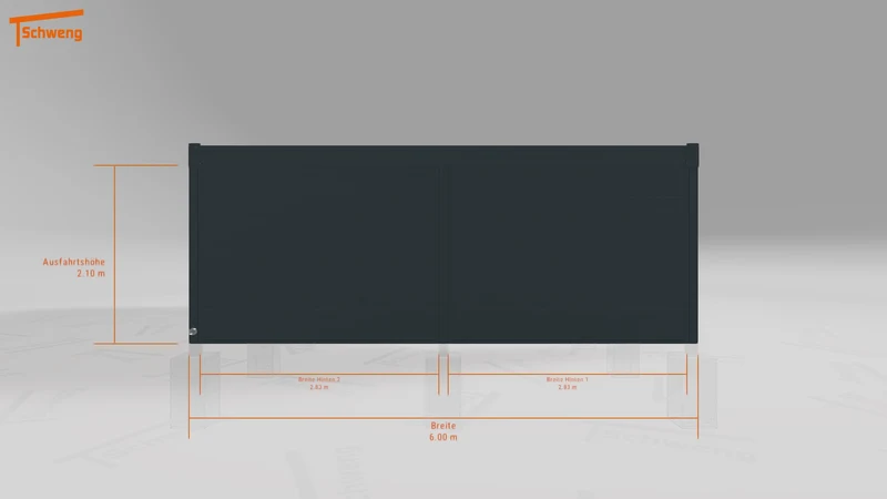 #DE Schweng Flachdachcarport C600 (ID 338p3z) #MTG