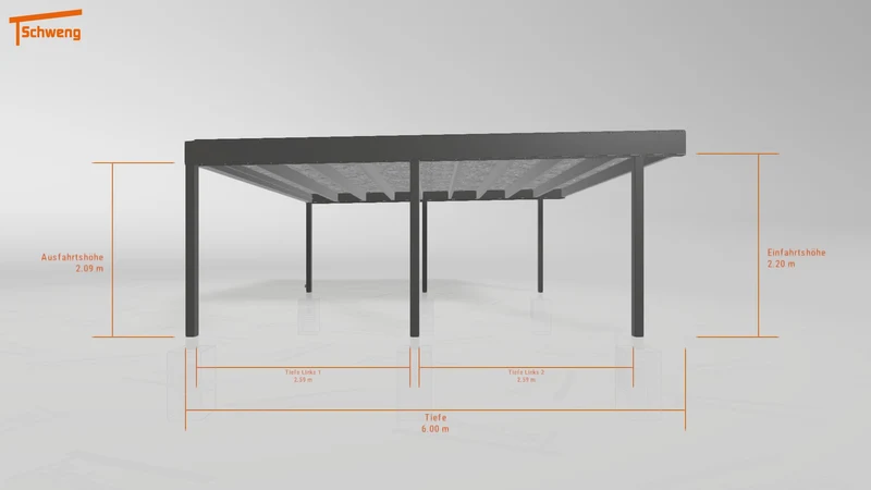 #DE Schweng Flachdachcarport C600+ (ID v4rnwg) #MTG