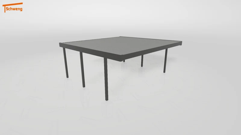 #DE Schweng Flachdachcarport C600 (ID pbjww4) #MTG