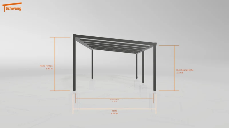 #DE Schweng Terrassenüberdachung S400 (ID ygnjvz)
