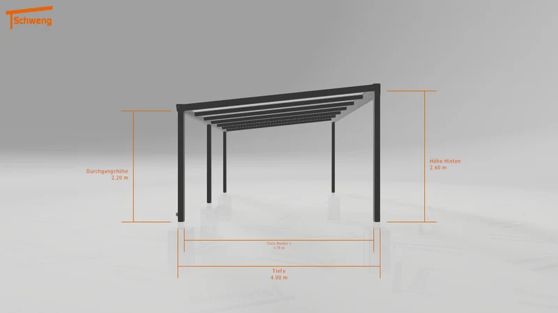 #DE Schweng Terrassenüberdachung S400 (ID ygnjvz)