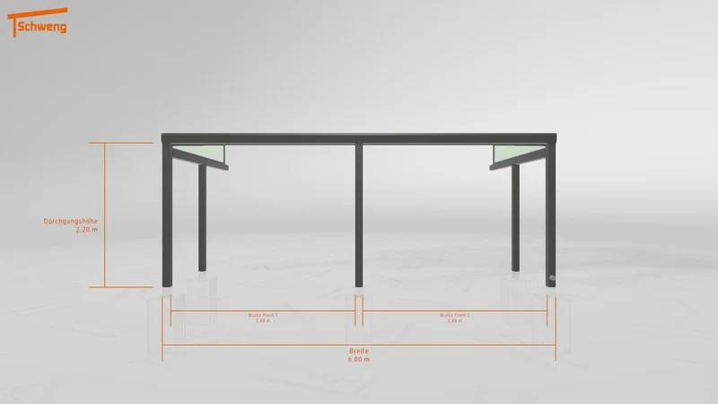 #AT Schweng Terrassenüberdachung S400 (ID bkgpy2)