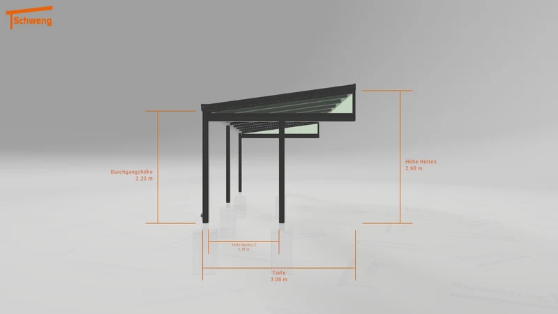 #AT Schweng Terrassenüberdachung S400 (ID bkgpy2)