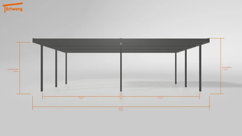 #DE Schweng Flachdachcarport C600 (ID 5mwz3v) #MTG