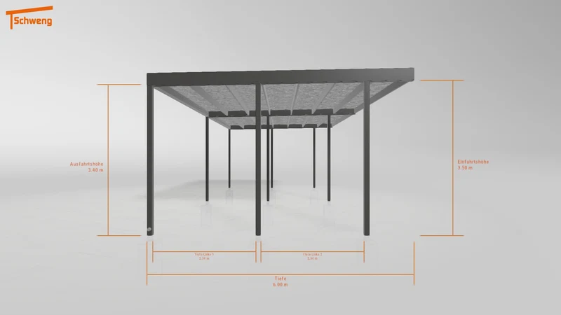 #DE Schweng Flachdachcarport C600 (ID 5mwz3v) #MTG