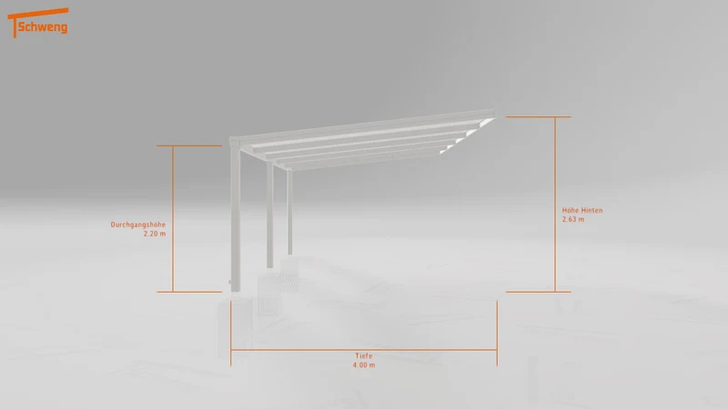 #DE Schweng Pultdachcarport S400 (ID 338ppw) #MTG