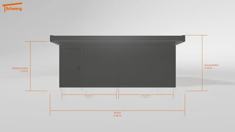 #DE Schweng Flachdachcarport C600 (ID zbgxg7) #MTG