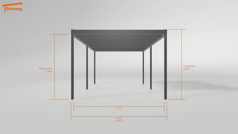 #DE Schweng Flachdachcarport C600 (ID 9wpxpp) #MTG