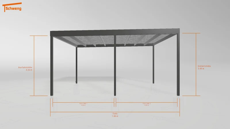 #DE Schweng Flachdachcarport C600 (ID 9wpxpp) #MTG
