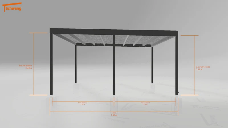 #DE Schweng Flachdachcarport C600 (ID 9wpxpp) #MTG