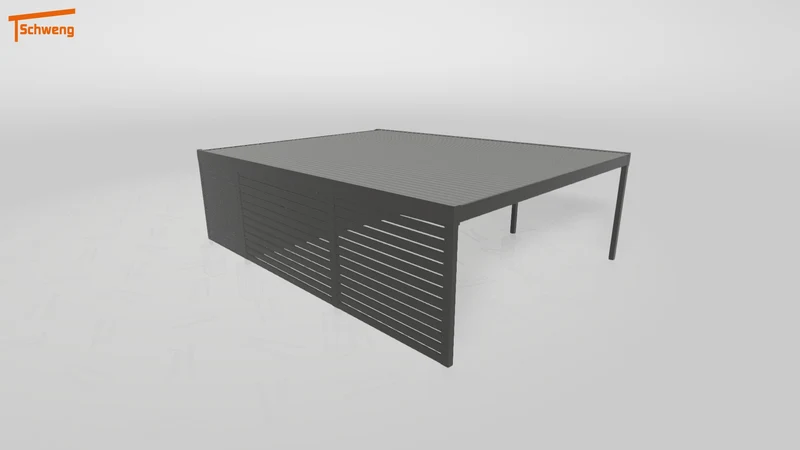 #DE Schweng Flachdachcarport C600 (ID pbjqb8) #MTG