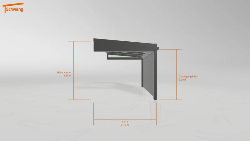 #DE Schweng Terrassenüberdachung S400 (ID dv33kn)
