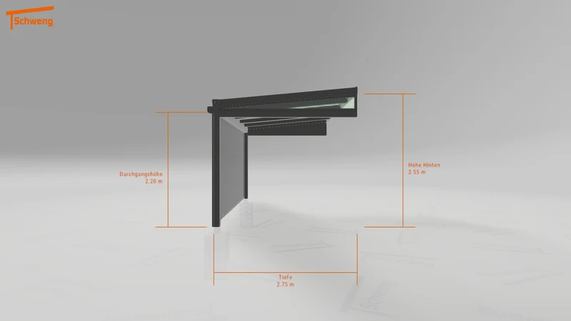#DE Schweng Terrassenüberdachung S400 (ID dv33kn)