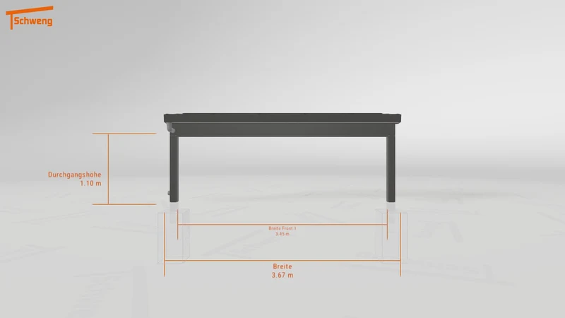 #DE Schweng Terrassenüberdachung S350 (ID jj9y8n)