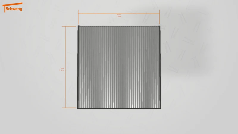 #DE Schweng Flachdachcarport C600 (ID n5x84r)