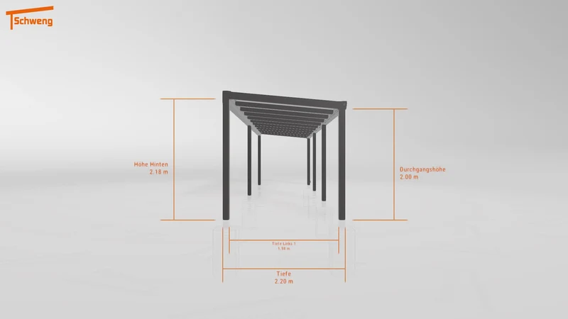 #DE Schweng Terrassenüberdachung S400 (ID jj9889)