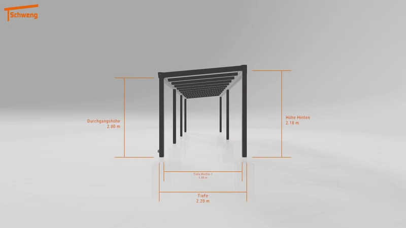 #DE Schweng Terrassenüberdachung S400 (ID jj9889)