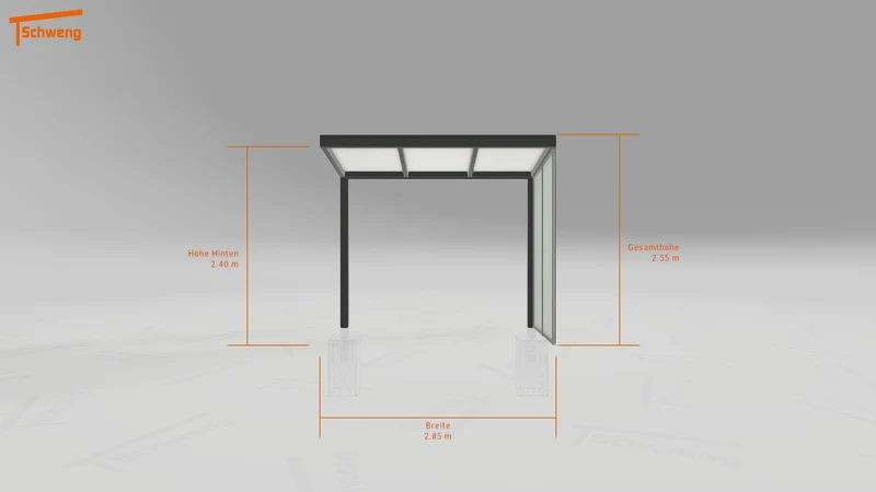 #DE Schweng Terrassenüberdachung S350 (ID 338jjn)