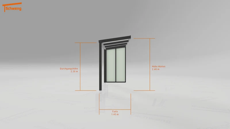 #DE Schweng Terrassenüberdachung S350 (ID 338jjn)